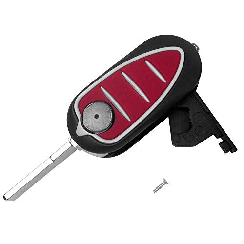 OcioDual Autoschlüssel Funkschlüssel Gehäuse Schlüssel 3 Tasten Funk Ersatz Kompatibel mit AR Romeo Giulietta Mito Brera von OcioDual