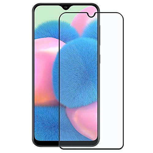 OcioDual DisplaySchutz Gehärtetes Glas 9D Schutz Folie Schwarz Kompatibel mit Samsung Galaxy A30S Premium Display Schutzfolie von OcioDual