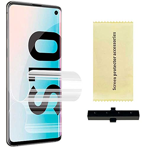 OcioDual Hydrogel Displayschutzfolie Kompatibel mit Samsung Galaxy S10 Film Display Schutz Folie Kratzfest Anti-Fingerprint von OcioDual