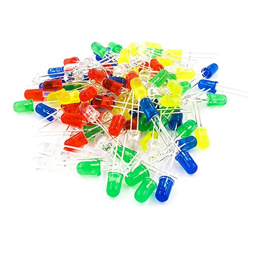 OcioDual Kit 50 LED 5mm Dioden Farben Rot Blau Gelb Grun Weiss fur Raspberry Elektronik OcioDual Kit 50 LED 5mm Dioden Farben Rot Blau Gelb Grun Weiss fur Raspberry Elektronik von OcioDual