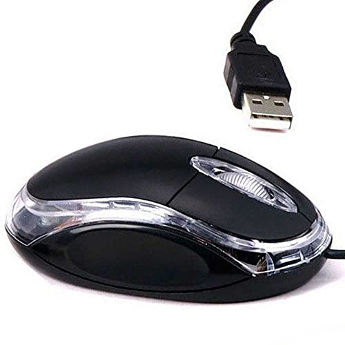 OcioDual Optische Mini Maus für PC Notebook Laptop 1000 DPI USB Neu Tiny Optical Mouse von OcioDual