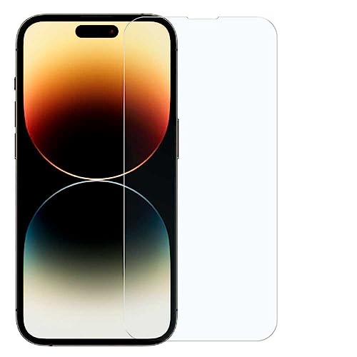 OcioDual Premium Glas Display Schutzfolie für iPhone 14 Pro, 2.5D 9H Härte Bildschirmschutz, HD Displayschutzfolie, Dicke 0.33mm, Stoßfest, Ultrabeständig Tempered Glass von OcioDual