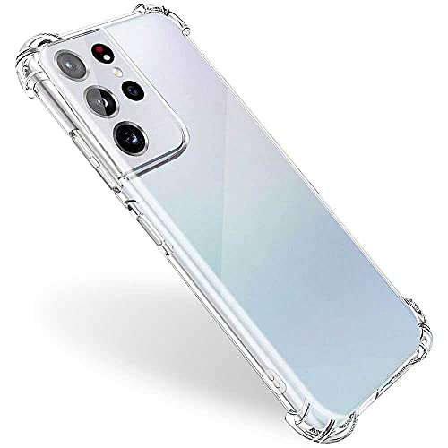 OcioDual TPU Schutzhülle Kompatibel mit Samsung Galaxy S21 Ultra/5G Gerundete Kanten Case Hülle Tasche Antishock Bumper von OcioDual