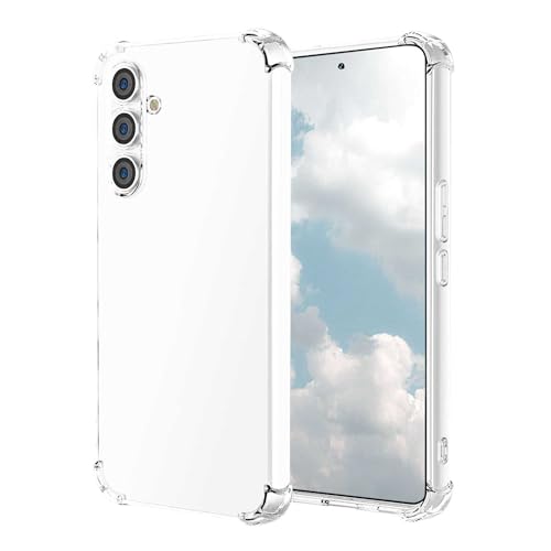 OcioDual TPU Schutzhülle für Samsung Galaxy A54 5G, Transparent Hülle mit Verstärkten Ecken und Schutz für die Rückkamera, Flexibel Silikongel Stoßfänger, Stoßfest, Sturzsicher von OcioDual