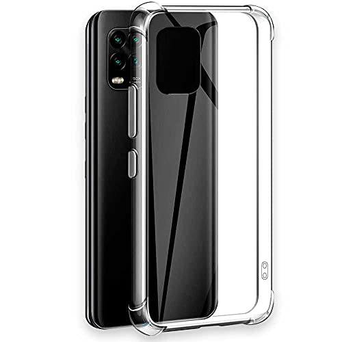 OcioDual TPU Schutzhülle für Xiaomi Mi 10 Lite Gerundete Kanten Rückseite Stoßfest Shockproof Gel Case Hülle Tasche Bumper von OcioDual