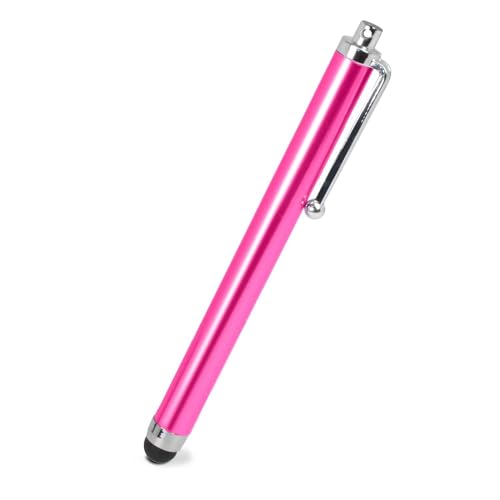 OcioDual Eingabestift für Touchscreens, Rosa, Touch Pen Kompatibel mit Handy, Smartphones, Tablets, Monitoren, Universeller Metallzeiger, Gummispitze, Universal Stylus Kapazitiver Stift von OcioDual