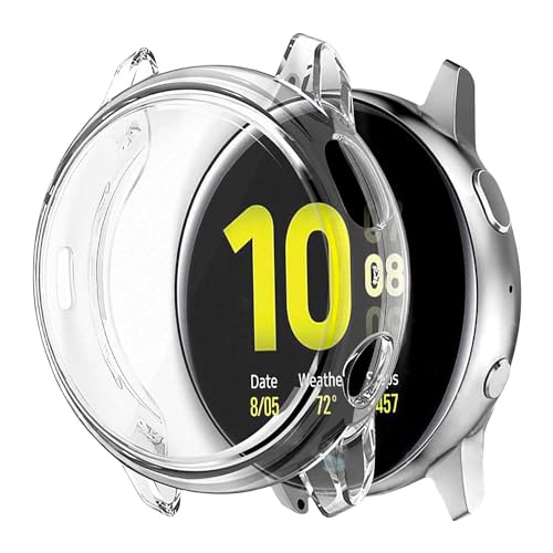 OcioDual Transparent TPU Schutzhülle Kompatibel mit Samsung Galaxy Watch Active 2 (40mm) Smartwatches, Anti-Drop-Schutzabdeckung, Kratzschutz von OcioDual