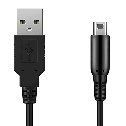 OcioDual USB Ladegerat Kabel 1,2m Schwarz Kompatibel mit Ninten DSi,DSi XL,2DS,New 2DS XL,3DS,3DS XL,New 3DS,New 3DS XL Ladekabel Datenkabel Netzteil Adapter Power Charger Daten Data Sync Cable von OcioDual