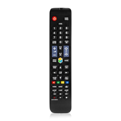OcioDual Universal-Fernbedienung für TV, Schwarz Kompatibel mit AA59-00581A, UE32F / UE40F / UE46 / UE50 / UE55 / PS51 / PS60 / LE32 / LE40 Series, Smart TV, LED, LCD OcioDual Universal-Fernbedienung für TV, Schwarz Kompatibel mit AA59-00581A, UE32F / UE40F / UE46 / UE50 / UE55 / PS51 / PS60 / LE32 / LE40 Series, Smart TV, LED, LCD von OcioDual