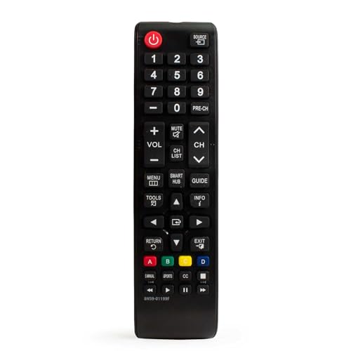 OcioDual Universalfernbedienung kompatibel mit Samsung TV BN59-01199F, LCD LED QLED 4K HDR TV kompatibel mit Samsung Smart TV, Universalfernbedienung Modelle UN40/UN43/UN49/UN50/UN55/UN60/UN63 OcioDual Universalfernbedienung kompatibel mit Samsung TV BN59-01199F, LCD LED QLED 4K HDR TV kompatibel mit Samsung Smart TV, Universalfernbedienung Modelle UN40/UN43/UN49/UN50/UN55/UN60/UN63 von OcioDual