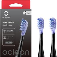 Oclean Bürstenkopf Ultra Weiß - Schwarz, 2er Pack von Oclean