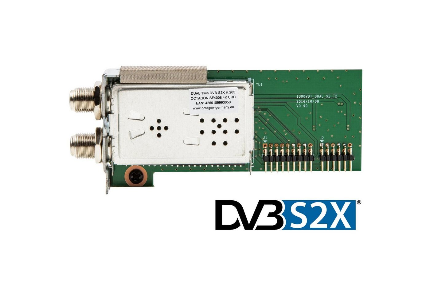 OCTAGON DUAL Twin DVB-S2X Tuner für Octagon SF4008 4K UHD SAT-Receiver von Octagon