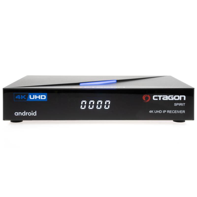 OCTAGON SPIRIT 4K UHD HDR10+ ANDROID TV OTT MEDIA STREAMING BOX 5G WiFi von Octagon