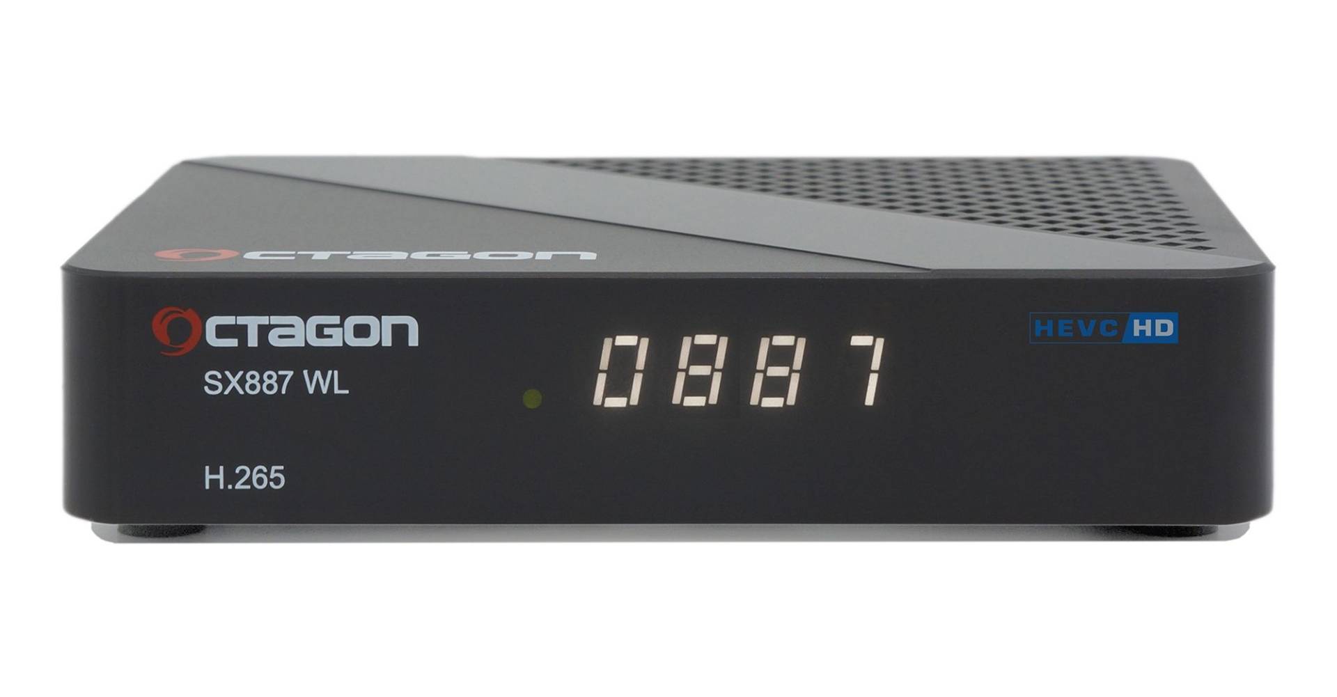 OCTAGON SX887 WL Full HD Linux IP-Receiver (1080p, H.265, WiFi, LAN, HDMI, IP-Mediaplayer, schwarz) von Octagon