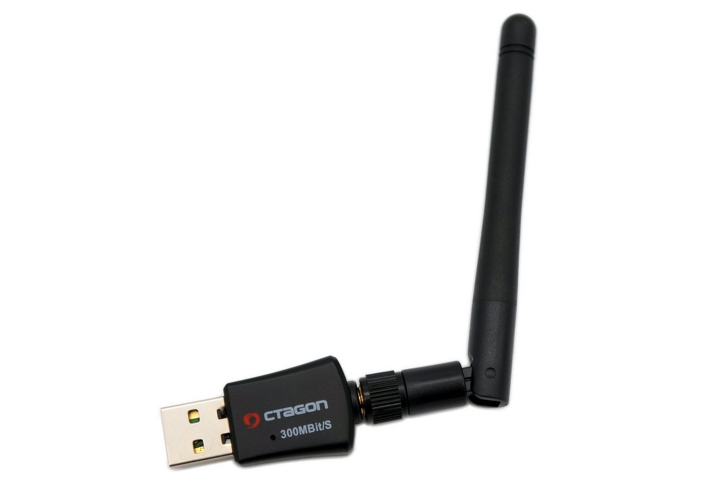 OCTAGON WL318 WLAN 300 Mbit/s +2dBi Antenne USB 2.0 Adapter Blister (WiFi, SAT-Receiver von Octagon