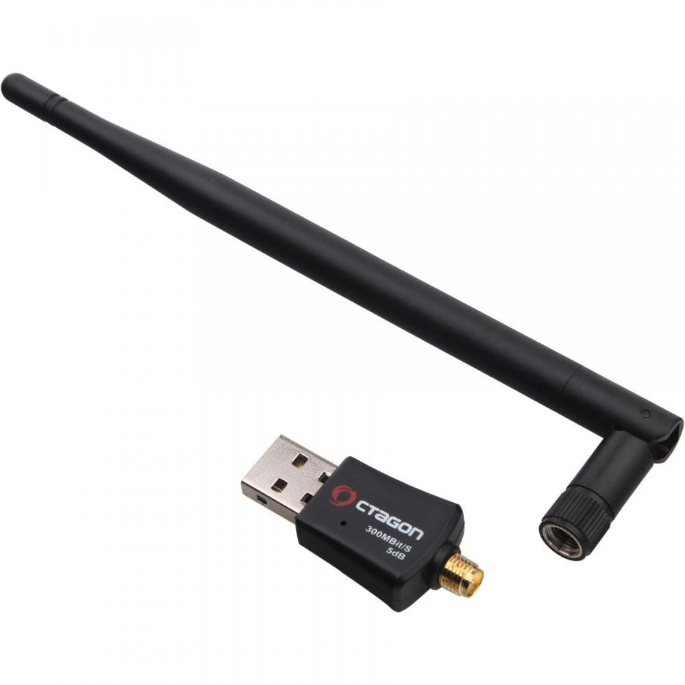 Octagon 300Mbit/s WL038 USB2.0 Wlan Stick mit +5dB Antenne Octagon 300Mbit/s WL038 USB2.0 Wlan Stick mit +5dB Antenne von Octagon