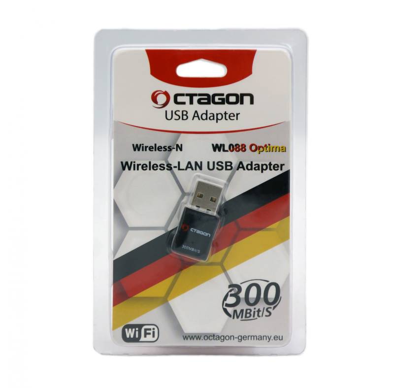 Octagon 300Mbit/s WL088 Wireless LAN USB2.0 Wlan Stick von Octagon