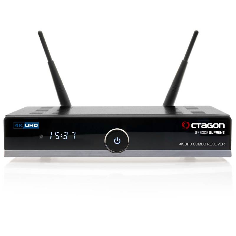 Octagon SF8008 Supreme UHD 4K Combo (DVB-S2X & DVB-C/T2, Linux E2, M.2, Dual-WiFi) - mit 1 TB SSD von Octagon