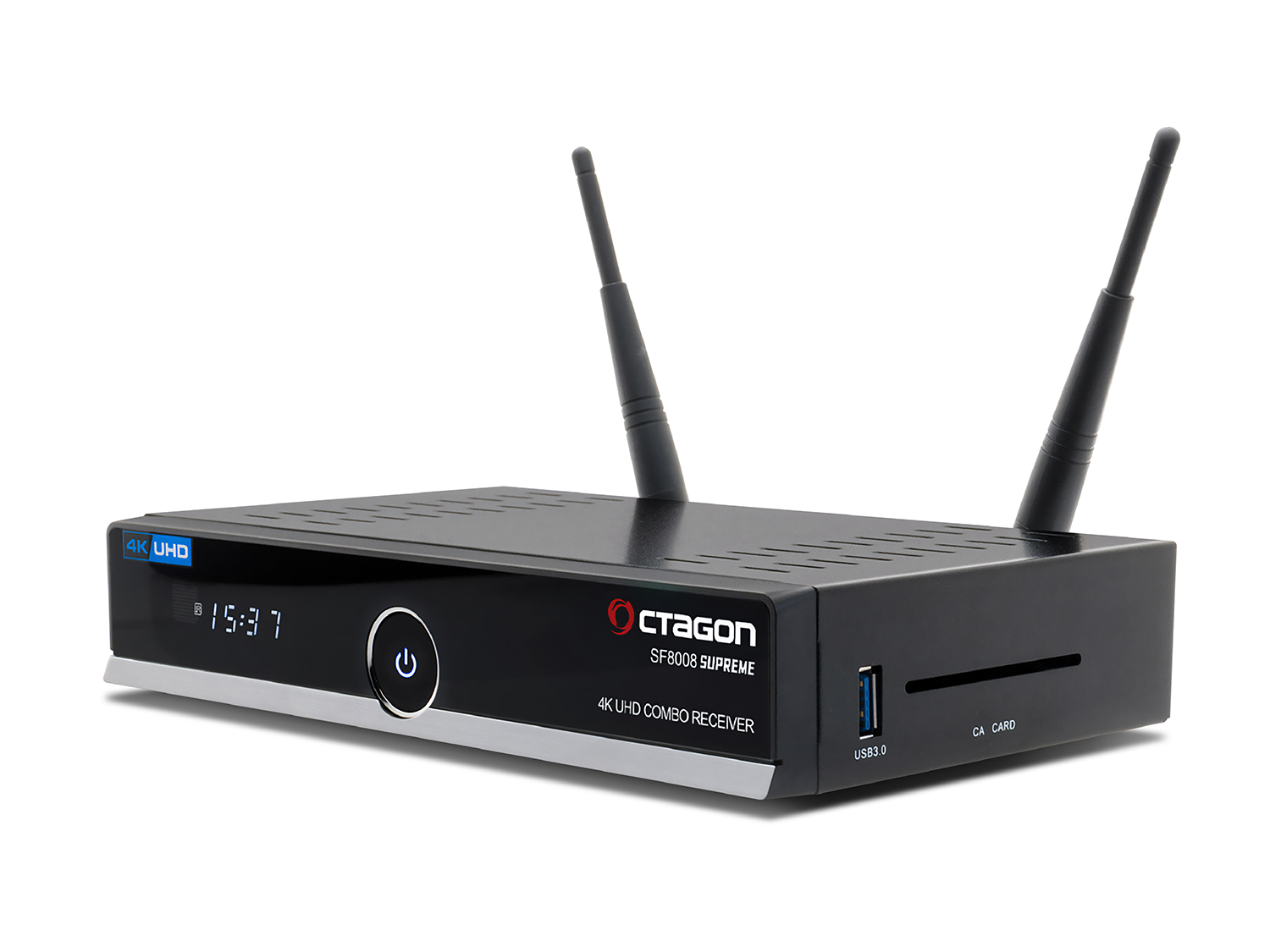 Octagon SF8008 V3 Supreme UHD 4K Twin Sat-Receiver 2x DVB-S2X MS, Linux E2, M.2, Dual-WiFi 256GB SSD von Octagon