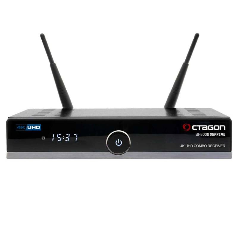 Octagon SF8008 V3 Supreme UHD 4K Combo-Receiver (DVB-S2X MS & DVB-C/T2 Linux E2 M.2 Dual-WiFi) 1TB SSD von Octagon
