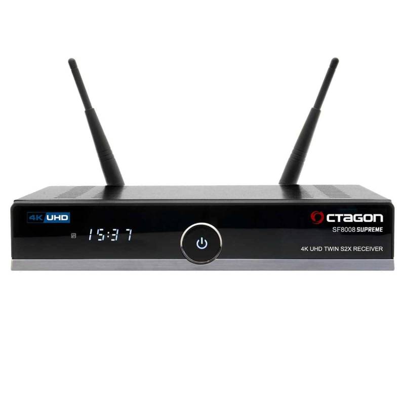 Octagon SF8008 V3 Supreme UHD 4K Twin Sat-Receiver (2x DVB-S2X MS Linux E2 M.2 Dual-WiFi) 1TB SSD von Octagon