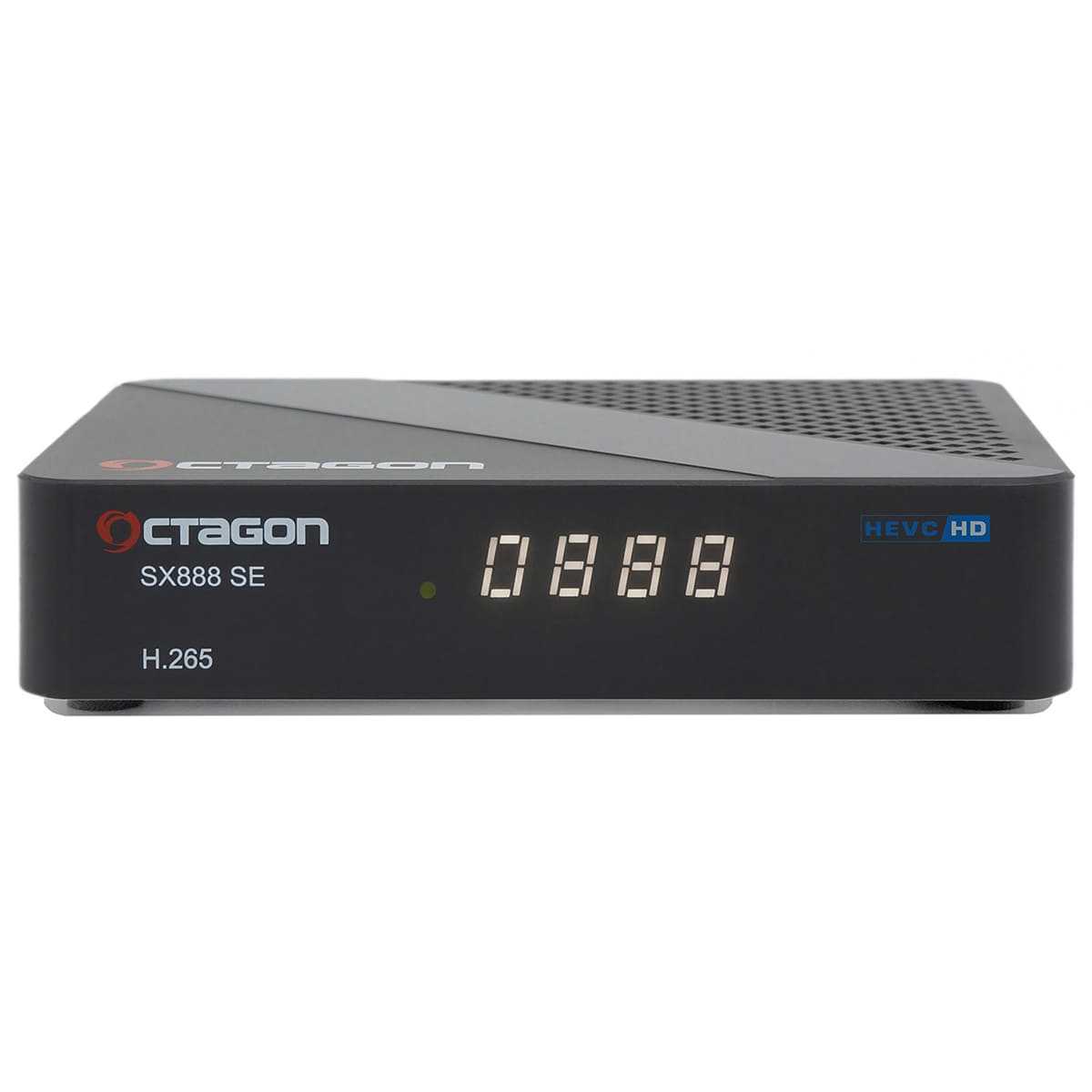 Octagon SX888 SE V2 Full HD IP-Receiver (Kartenleser USB 2.0 HDMI LAN Schwarz) von Octagon