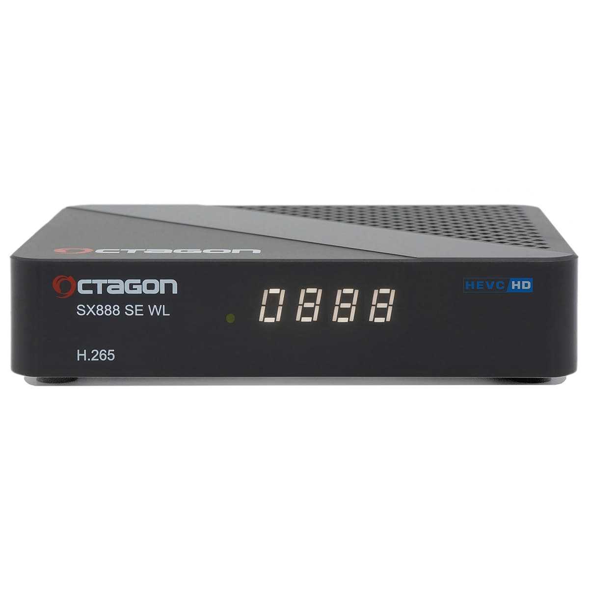 Octagon SX888 SE V2 WL Full HD IP-Receiver (WiFi Kartenleser USB HDMI Schwarz) von Octagon