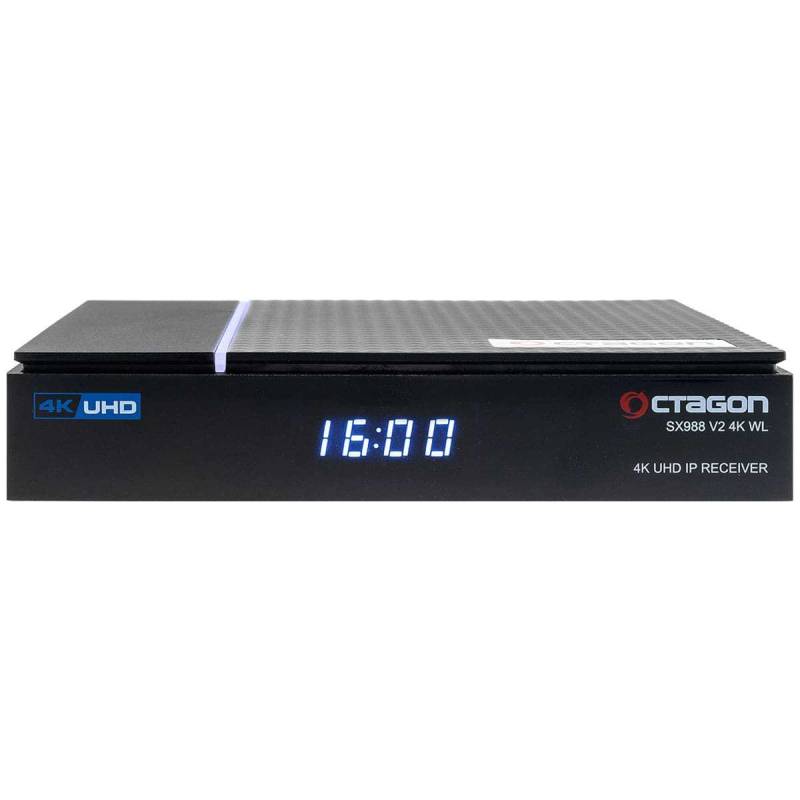 Octagon SX988 V2 4K WL UHD Linux IP-Receiver (Dolby Digital+ Dual-WiFi LAN) von Octagon