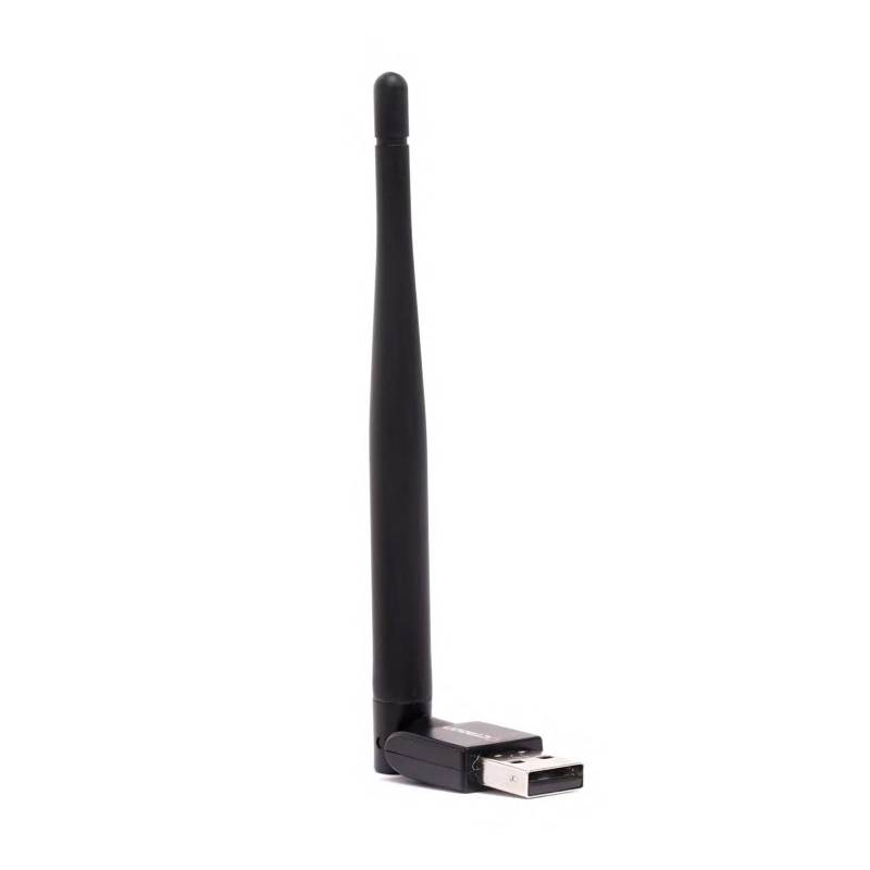 Octagon WL048 150Mbit/s USB 2.0 WLAN Adapter mit +2dB Antenne Schwarz von Octagon
