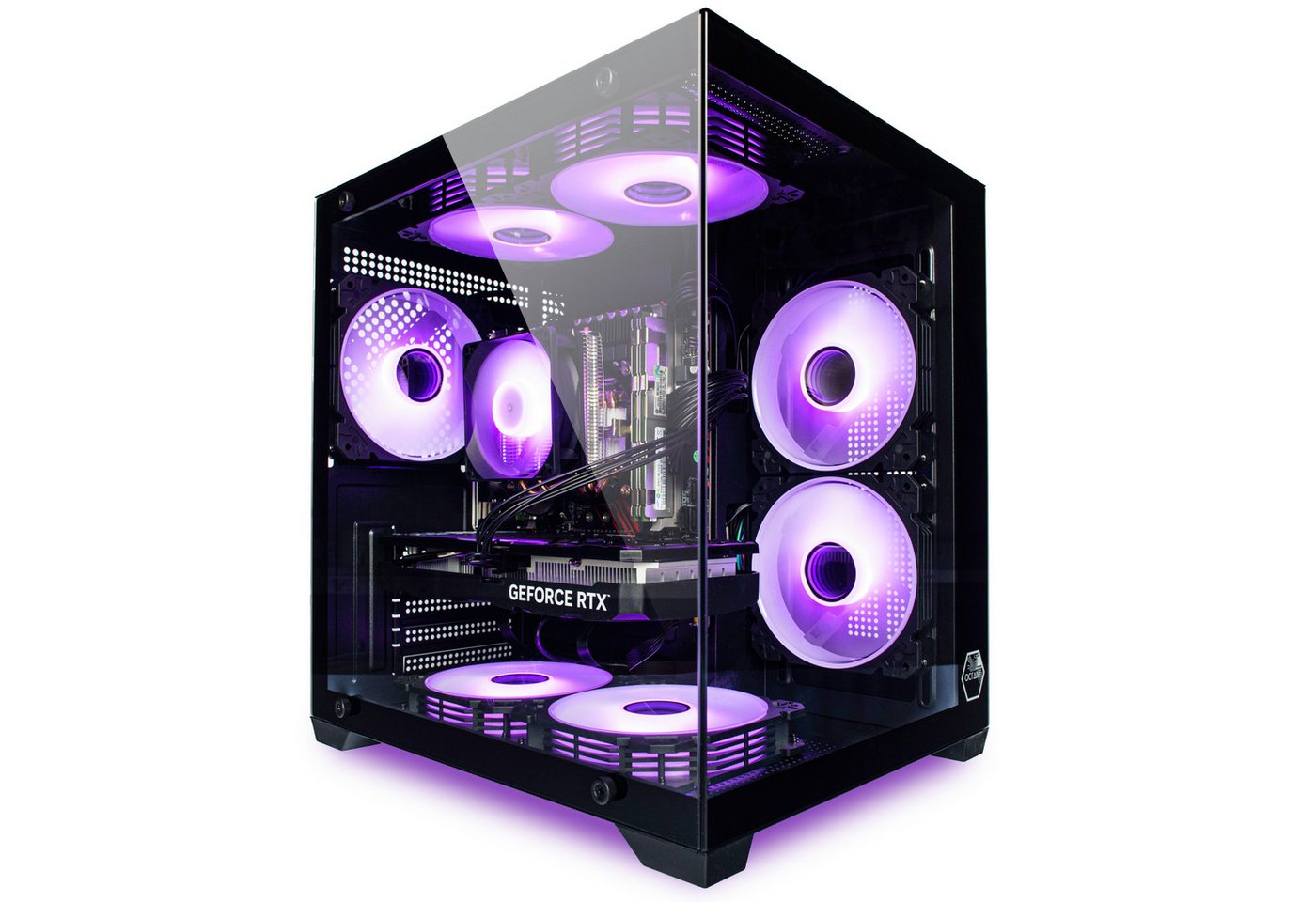 Octane Systems Venom Gaming PC NVIDIA GTX 1060 bis 128GB RAM/ 2TB SSD Wifi Bluetooth Gaming-PC (Intel Intel E5, NVIDIA GTX 1060 6GB, 64GB RAM, 500GB SSD Festplatte GB RAM, Luftkühlung (beleuchtet)/ Wasserkühlung (beleuchtet) von Octane Systems