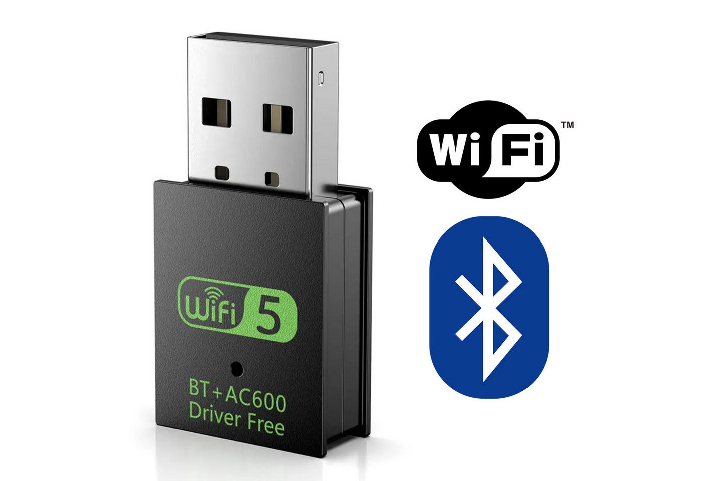 Octane Systems WLAN-Adapter WLAN AC + Bluetooth 5.3 Adapter USB Stick Bis 600MBit/S, Adapter/ Dongle Octane Systems WLAN-Adapter WLAN AC + Bluetooth 5.3 Adapter USB Stick Bis 600MBit/S, Adapter/ Dongle von Octane Systems