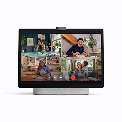 Facebook Portal Plus - Smart Video Calling 14 Inch Touch Screen with Stereo Speakers hellgrau von Oculus