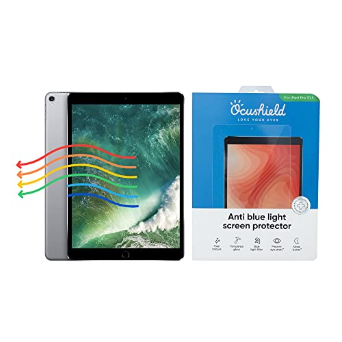 Anti Blaulicht Schutzfolie Kompatibel mit iPad Air 10.5” 3rd Gen | iPad Pro 10.5” - Augenschutz mit Blaulichtfilter - Anerkanntes Medizinprodukt-Blendschutzfilter - Panzerglas Folie mit Blendschutz von Ocushield