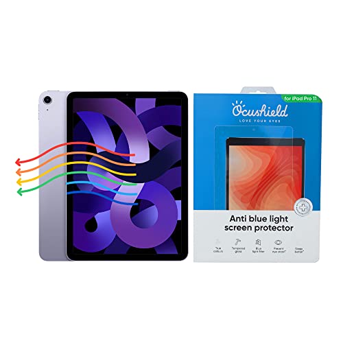 Ocushield Anti Blaulicht Schutzfolie Kompatibel mit iPad Mini 1 | 2 | 3 - Augenschutz mit Blaulichtfilter - Panzerglas Folie mit Blendschutz von Ocushield