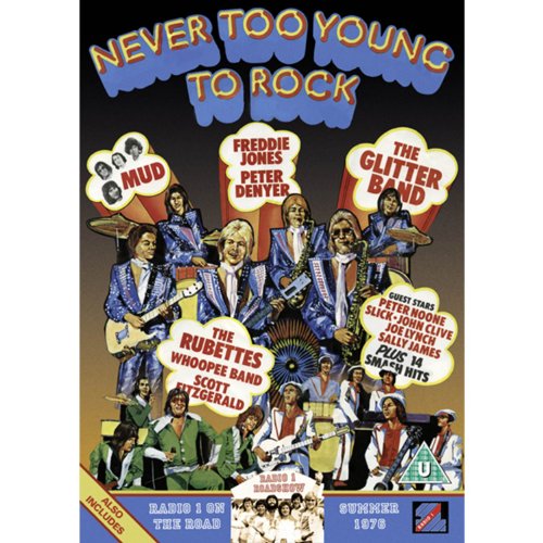 Never too Young to Rock - Starring Mud, The Glitter Band and The Rubettes (Official Release) [DVD] von Odeon Entertainment