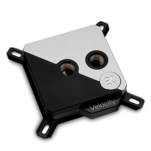 EK Water Blocks Compatible EK-Velocity Strike RGB - Matte Black + Silver von Odestar