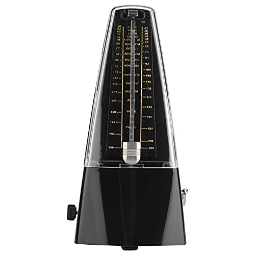 Odorkle Universelles Metronom, Mechanisches Metronom mit Akzentglocke für Klavier, Schlagzeug, Bass, Violine und Andere Instrumente (BLACK), ODORKLEVIQ4KHBRWX-11 von Odorkle