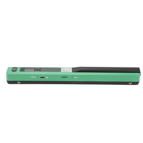 Tragbarer 900-DPI-Handbildscanner für Zuhause und Büro, Einfach Zum Scannen von Dokumenten zu Verwenden, Kompatibel mit XP und OS X 10.4 oder Höher (Green) von Odorkle