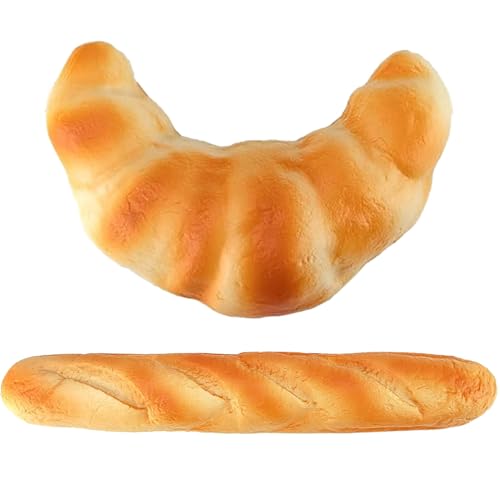 2pcs gefälschte Brothandgelenk Pause, simulierte Baguettes formen weiche Tastatur Handgelenk Pause für Bürocomputerdekoration 2pcs gefälschte Brothandgelenk Pause, simulierte Baguettes formen weiche Tastatur Handgelenk Pause für Bürocomputerdekoration von Odoukey