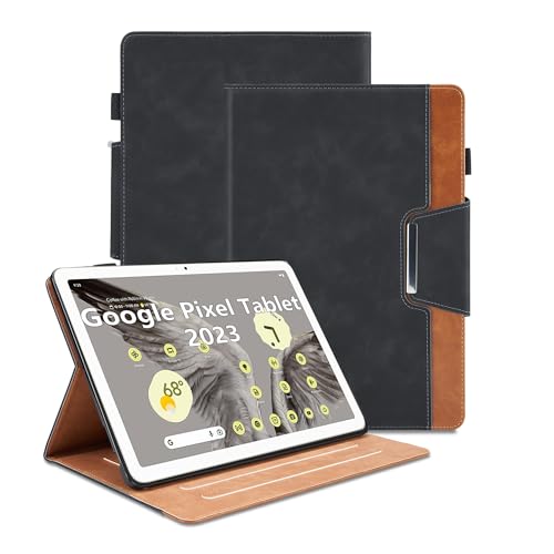 Hülle für Google Pixel Tablet 2023 11 Zoll PU Leder Multi-Winkel Ständer Folio Schutzhülle Case mit Kartentasche und Stand Funktion Smart Cover, Schwarz Hülle für Google Pixel Tablet 2023 11 Zoll PU Leder Multi-Winkel Ständer Folio Schutzhülle Case mit Kartentasche und Stand Funktion Smart Cover, Schwarz von Oduio