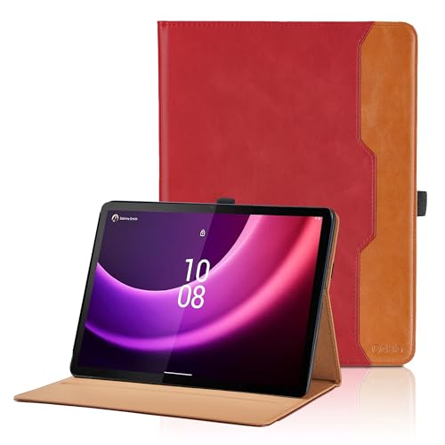 Hülle für Lenovo Tab P11 (2nd Gen) 11.5 Zoll TB350FU/TB350XU 2022 Business Premium PU Leder Schutzhülle mit Tasche, Auto Schlaf/Aufwach Funktion Smart Cover mit Stand Funktion - Blau von Oduio