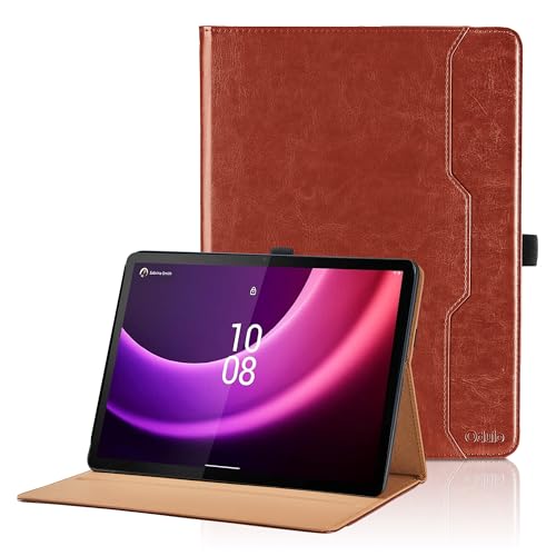 Hülle für Lenovo Tab P11 (2nd Gen) 11.5 Zoll TB350FU/TB350XU 2022 Business Premium PU Leder Schutzhülle mit Tasche, Auto Schlaf/Aufwach Funktion Smart Cover mit Stand Funktion - Grau von Oduio