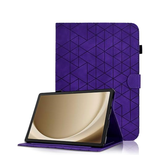 Hülle für Samsung Galaxy Tab A9+/A9 Plus 11 Zoll (SM-X210/ SM-X215/SM-X216) 2023 Multi-Winkel Schutzhülle PU Leder Flip Cover Case mit Standfunktion Kartentasche, Auto Wake/Sleep Funktion, Violett von Oduio