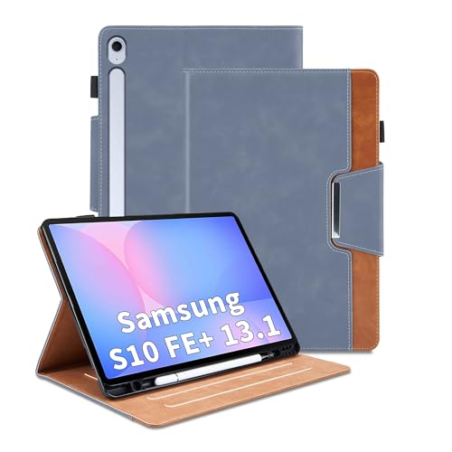 Hülle für Samsung Galaxy Tab S10 FE Plus 13.1 Zoll 2025 / Galaxy Tab S10 FE+ 2025 13.1" PU Leder Multi-Winkel Ständer Folio Schutzhülle Case mit Kartentasche und Auto Schlaf/Wach Smart Cover,Grau Hülle für Samsung Galaxy Tab S10 FE Plus 13.1 Zoll 2025 / Galaxy Tab S10 FE+ 2025 13.1" PU Leder Multi-Winkel Ständer Folio Schutzhülle Case mit Kartentasche und Auto Schlaf/Wach Smart Cover,Grau von Oduio