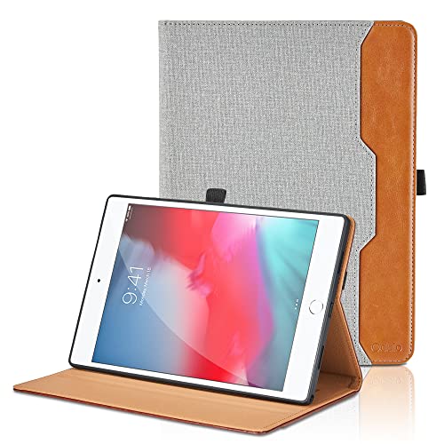 Oduio iPad Mini 5 Hülle (2019 5th Generation), iPad Mini 4/3/2 Tablet Hülle mit Handschlaufe, hochwertiges PU-Leder, automatische Wake/Sleep Smart Cover für iPad Mini 7,9 Zoll, Grau von Oduio