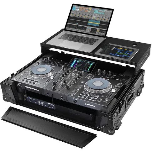 (B-Ware) Odyssey FZGSPRIME2BL Denon Prime 2 Black Label Flight Case with Laptop Shelf von Odyssey