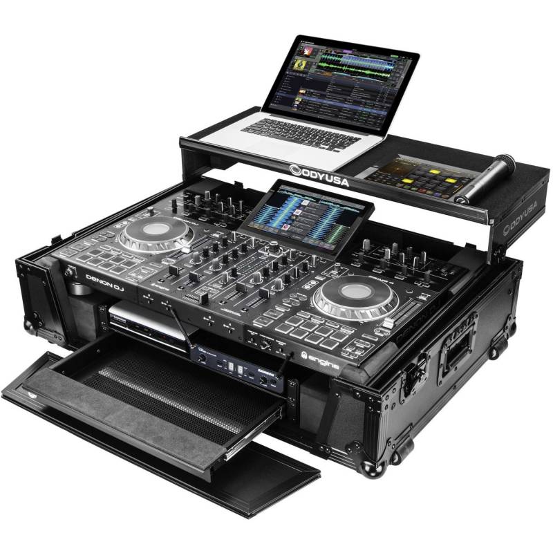 (B-Ware) Odyssey FZGSPRIME4W2BL Denon DJ Prime 4 Flight Case von Odyssey