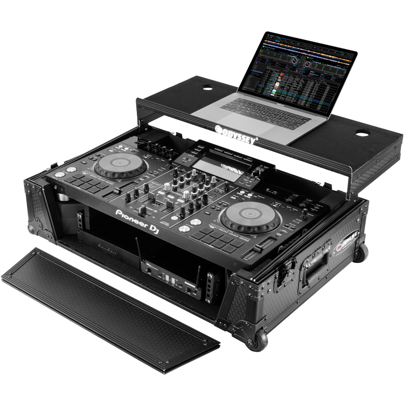 (B-Ware) Odyssey XDJ-RX3/RX2 Industrial Board Glide Style 2U Case von Odyssey