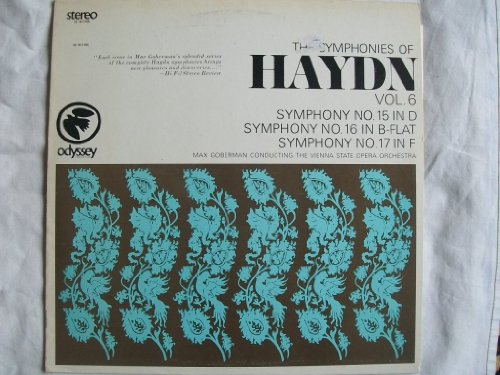 32 16 0166 Haydn Symphonies 15/16/17 Vienna State Opera Max Goberman LP von Odyssey