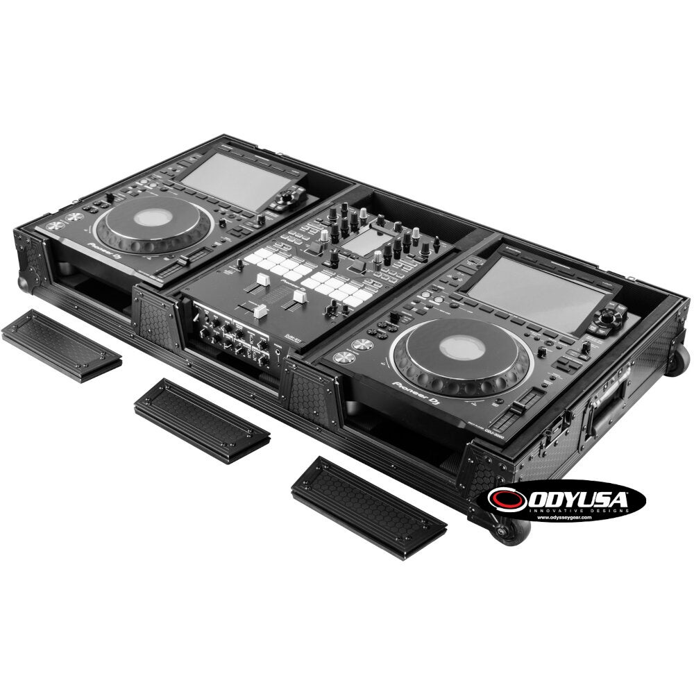 Odyssey 810134 Industrial Board Case for 10-inch Mixer + x2 CDJ-3000 von Odyssey